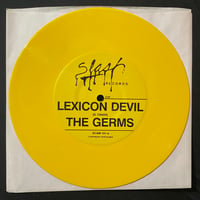 Image 2 of the GERMS - "Lexicon Devil" 7" EP (Yellow Vinyl) 