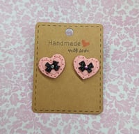 Vintage Heart Studs