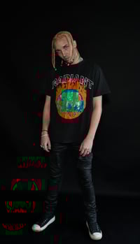 Image 2 of Radiant “World on Fire” Tee (Black) 