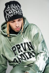 Image 3 of Radiant Mohair Beanie (Oreo) 