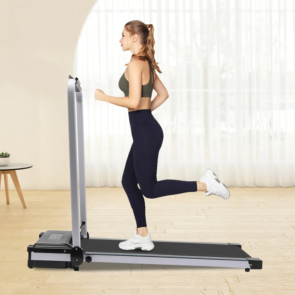 Folding Electric Treadmill Walking Pad for Home Office, and Gym Fitness Equipment 