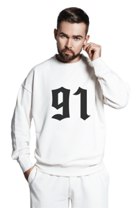 Image 1 of PSALM 91 Sweatshirt - Flocked