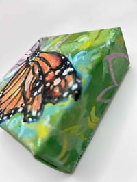 Image 3 of Mon ami – Monarch butterfly mini painting