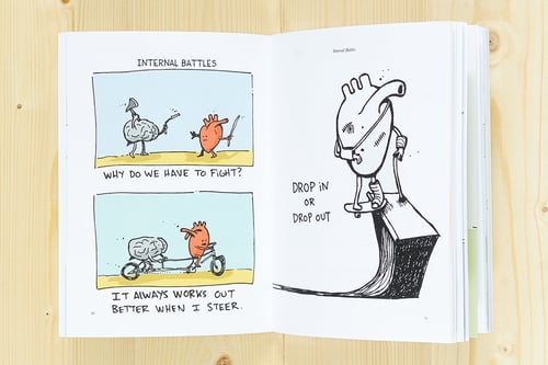 Image of Back Before They Invented Open Face Helmets : A Book of Cartoons and Doodles