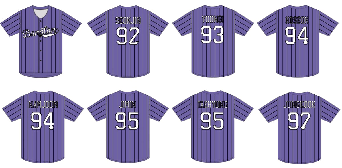 BTS 3RD MUSTER BASEBALL JERSEY 公式品 BTS 3RD MUSTER BASEBALL JERSEY 公式 ジャージ 【公式通販】