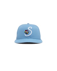 Image 1 of SAVIOR FLOWER NEW ERA 59FIFTY - BABY BLUE