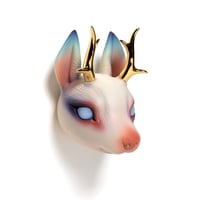 Image 1 of Chikkoi Warrior (off white/gold antlers)