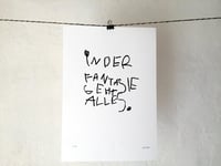 Image 1 of Linoldruck - In der Fantasie geht alles