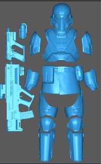 Image 7 of Helldivers B-01 Tactical armor kit 