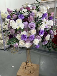 Image 3 of 80 Cm white, purple lavender Centerpieces 