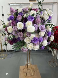 Image 4 of 80 Cm white, purple lavender Centerpieces 