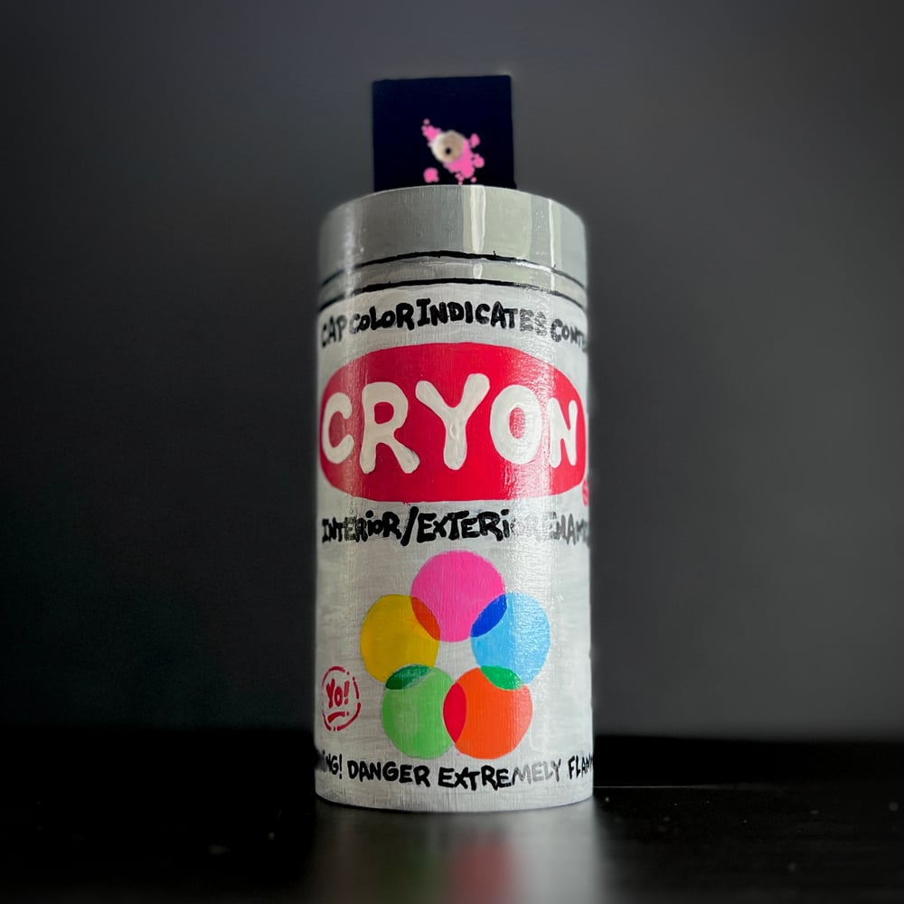 Image of CRYON SPRAY CAN SCULPTURE