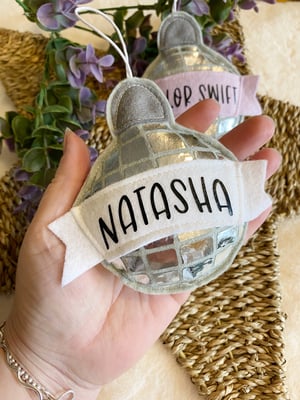 Image of Personalised Disco Ball Decoration 