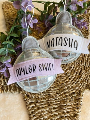 Image of Personalised Disco Ball Decoration 