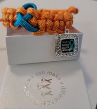 Image 1 of 🧡🩵Batten Disease Awareness Bracelet 