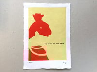 Image 1 of Linoldruck - Sie fanden ihn ohne Pferd