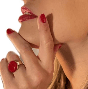 Image of IT'S A MATCH ! BAGUE AJUSTABLE AVEC BOMBÉ