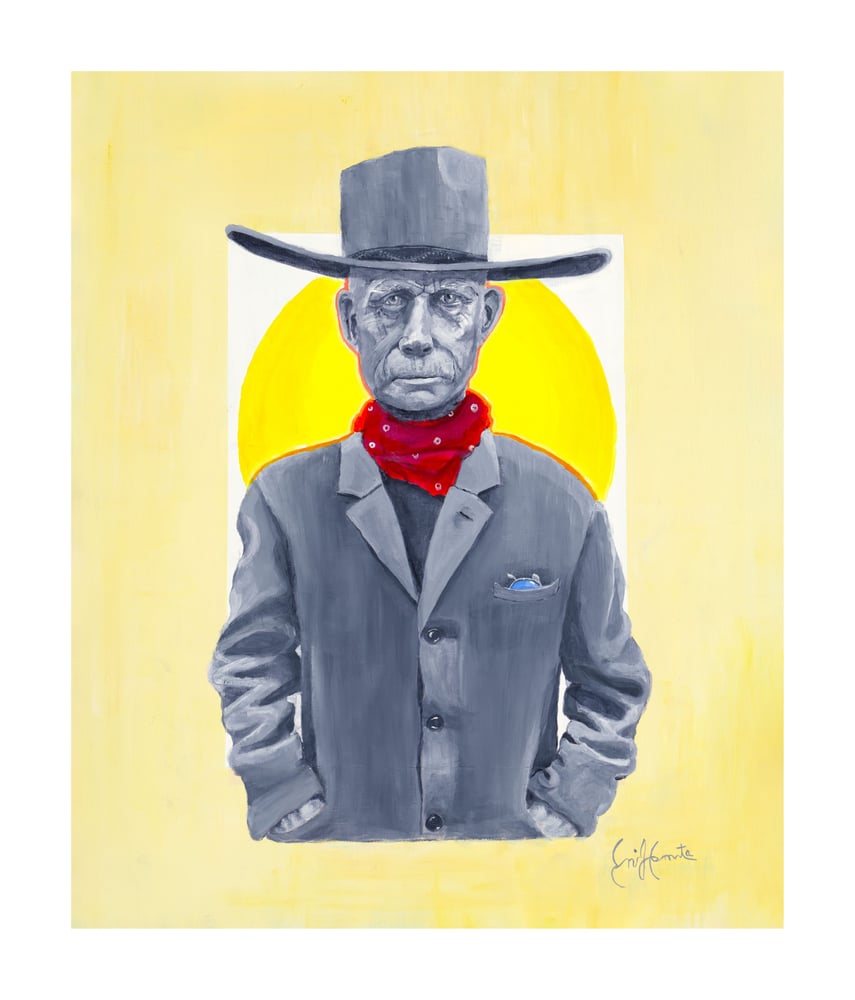 Image of Sunshine Cowboy 20by24 inches