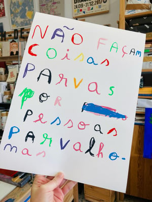 Image of NÃO FAÇAM COISAS PARVAS