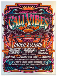 Cali Vibes Saturday Poster *Stardream Paper*