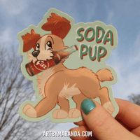 Image 3 of Soda Pup Sticker