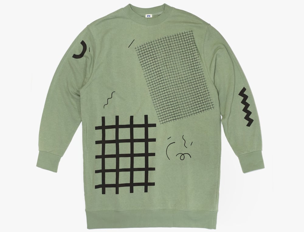 Image of LONG GREEN SWEATSHIRT