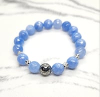 Image 3 of Light Blue Aquamarine Jade Bracelet
