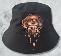 Image 2 of “GOUL FRIENDS” BLEACH PAINTED BUCKET HAT ONE SIZE