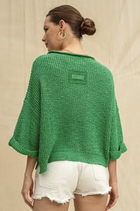 Image 2 of Cropped Sweater -2 colors