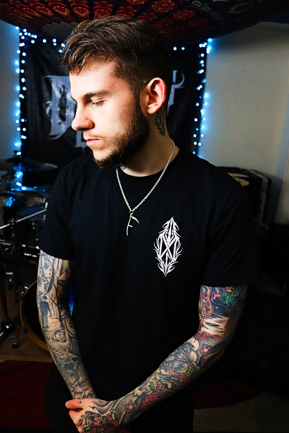 Image of Loose Lips - Black T-Shirt