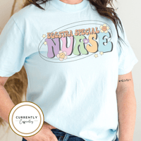 Image 1 of EGGstra Special nurse (Retro Pastel Design) Tee