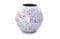 Image of Large Moon Jar - Fragmented Pastel Pattern