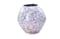 Image of Large Moon Jar - Fragmented Pastel Pattern