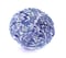 Image of Small Bowl - Blue, Purple, Grey Herringbone Pattern