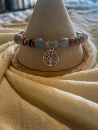 Image 1 of Gemstone Blend Bracelet - Tree Charm