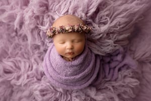 Image of Brushed Knit Set / iris & lavender