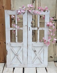 Image 1 of Wooden door  set  80x110 cm