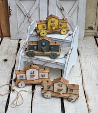 Wooden house   set 