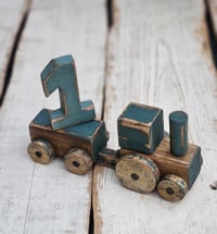 Image 2 of Wooden prop train set +number 1