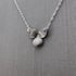 Small Sterling Silver Hydrangea Blossom Necklace Image 3