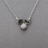 Small Sterling Silver Hydrangea Blossom Necklace Image 4