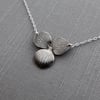 Sterling Silver Hydrangea Blossom Necklace