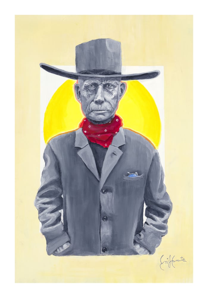 Image of Sunshine Cowboy 12X18 inches