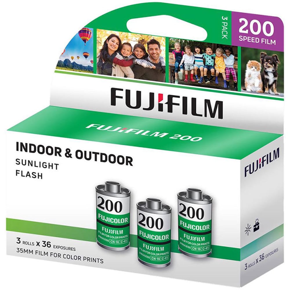 Image of Fujifilm Fujicolor 200 35mm film 36 Exposures *3 PACK*