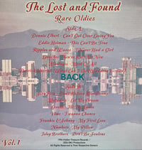 Image 2 of The Lost and Found Rare Oldies Vol.1 - COLLECTIBLE VINYL LP!!