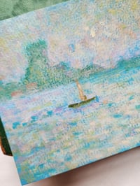 Image 4 of Overcast Boatride -Original Acrylic Painting 