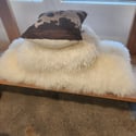 Large Sheepskin Lumbar Pillow