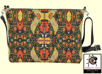 Image 2 of 'The Fool's Cat' Faux Leather Crossbody Purse