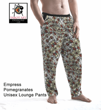 Image 3 of 'Empress Pomegranate' Unisex Lounge Pants