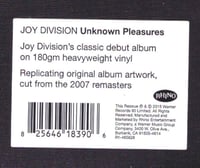 Image 2 of JOY DIVISION - "Unknown Pleasures" LP (180g)